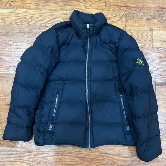 STONE ISLAND SEAMLESS TUNNEL NYLON DOWN-TC PUFFER JACKET L